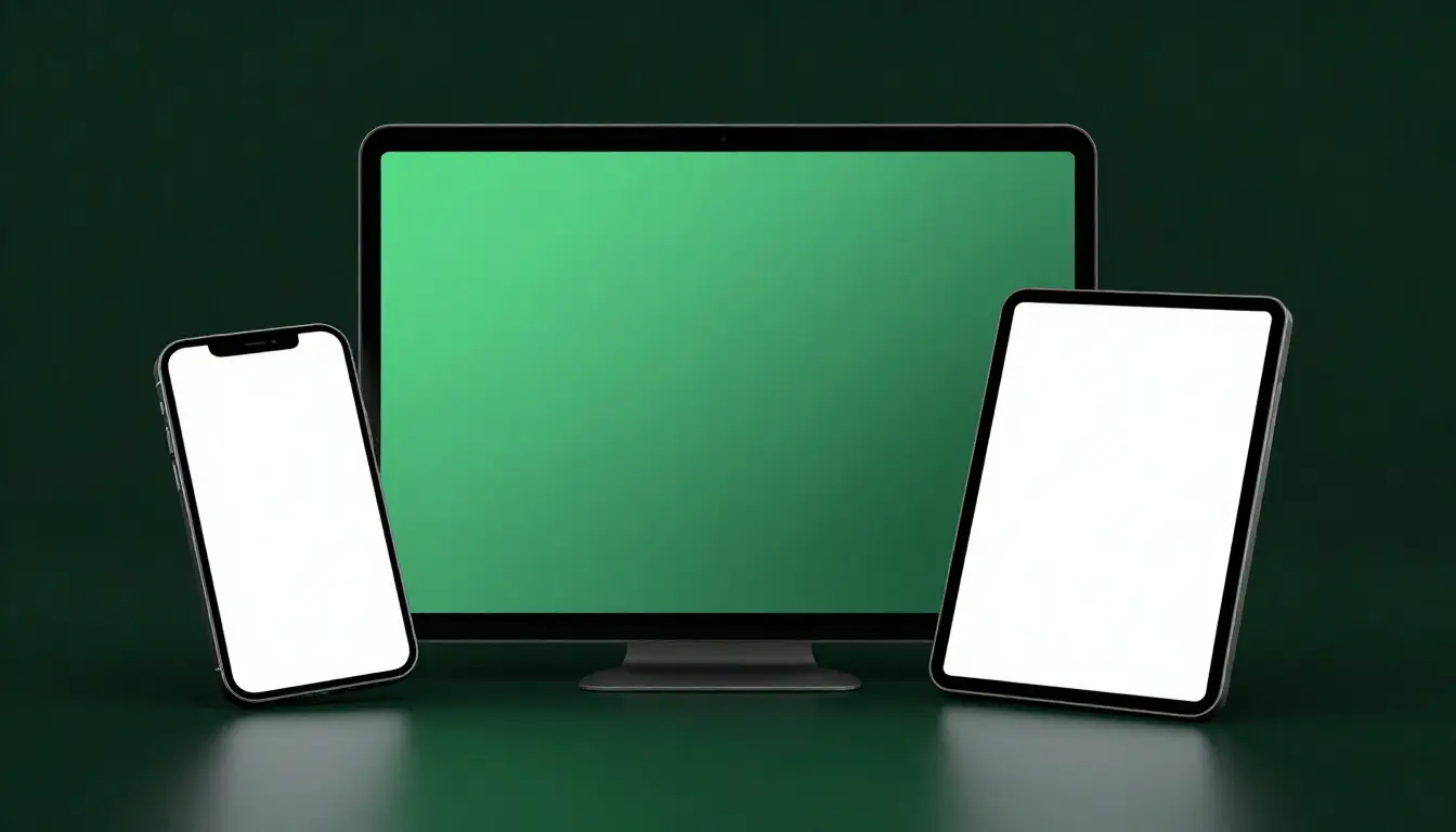 Password manager on laptop, tablet and phone